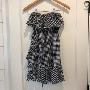 J. Crew Gingham Swimsuit Cover Up